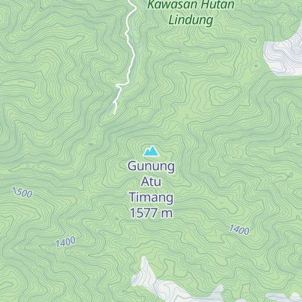 Map of Gunung Atu Timang