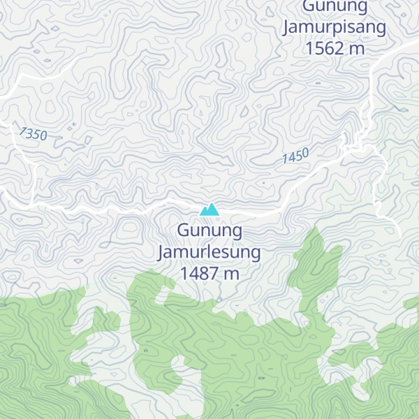 Map of Gunung Jamurlesung