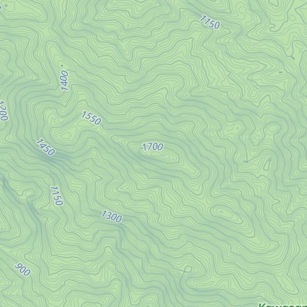 Map of Gunung Bekutak