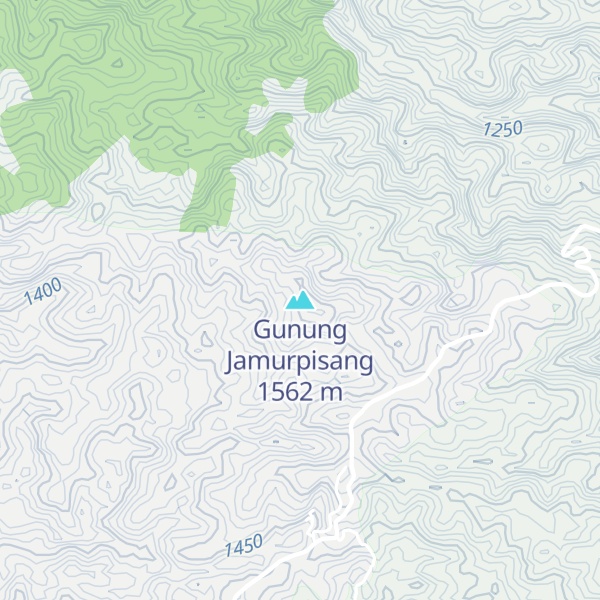 Map of Gunung Jamurpisang