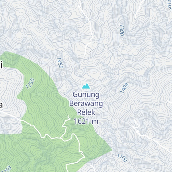 Map of Gunung Berawang Relek