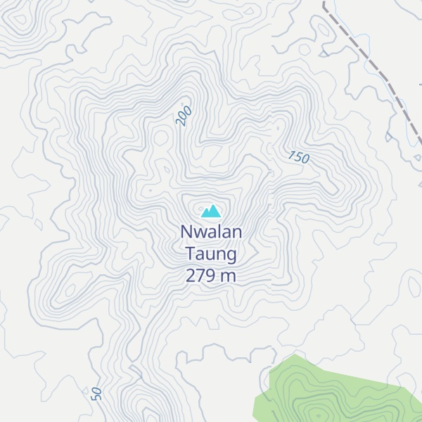 Map of Nwalan Taung