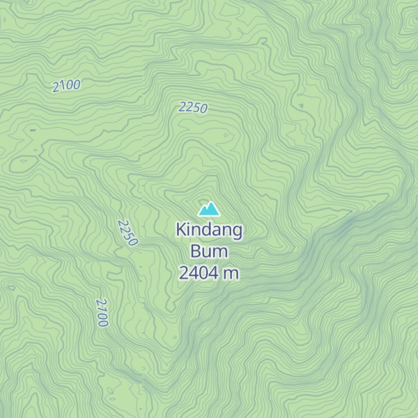 Map of Kindang Bum