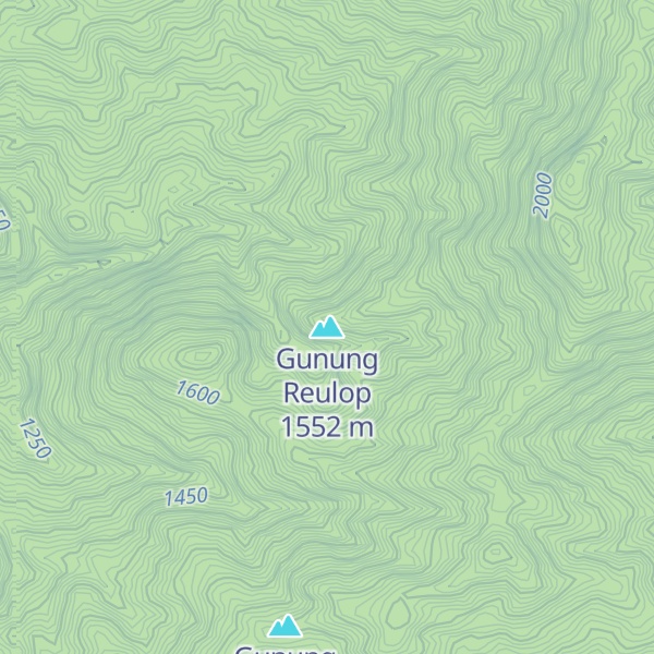 Map of Gunung Reulop
