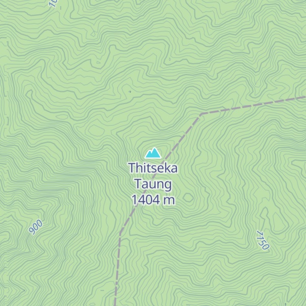 Map of Thitseka Taung