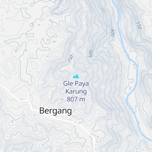 Map of Gle Paya Karung