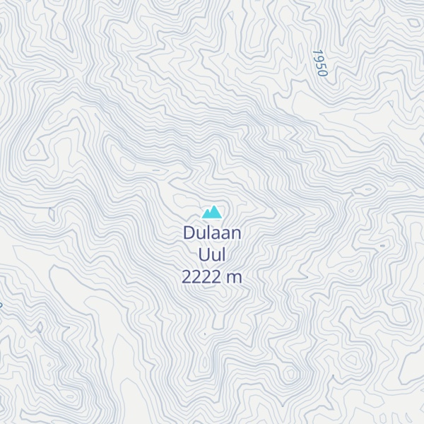 Map of Dulaan Uul