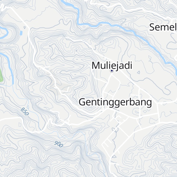 Map of Gunung Jaring Alus