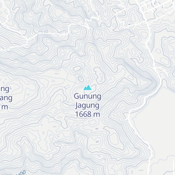 Map of Gunung Jagung