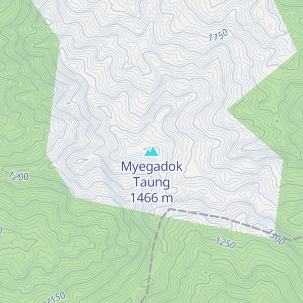 Map of Myegadok Taung