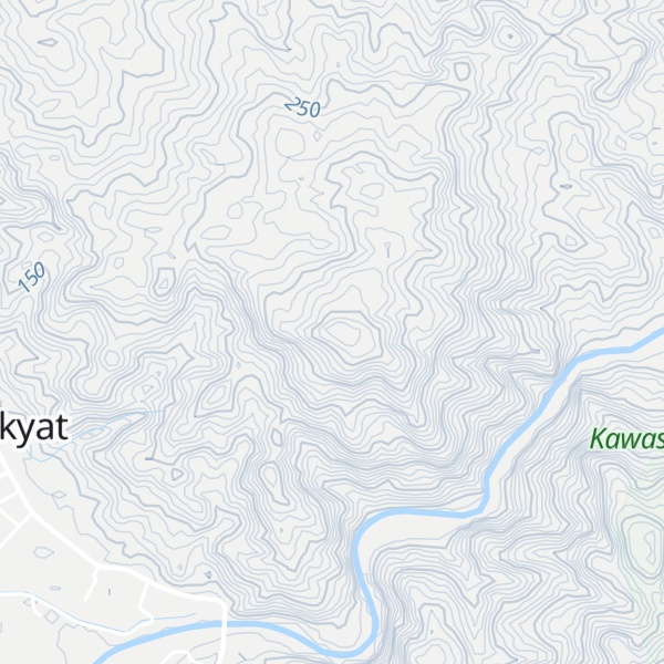 Map of Gunung Babahrot