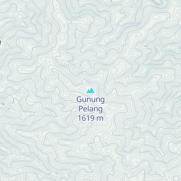 Map of Gunung Pelang