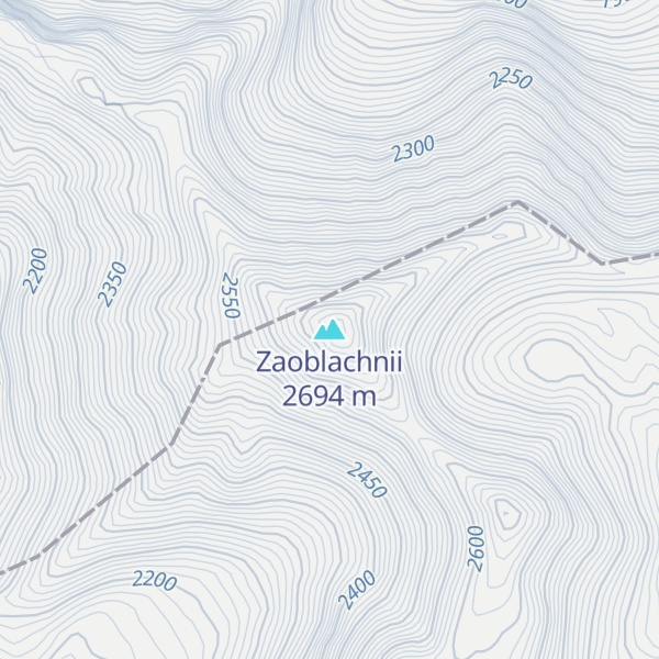 Map of Zaoblachnii