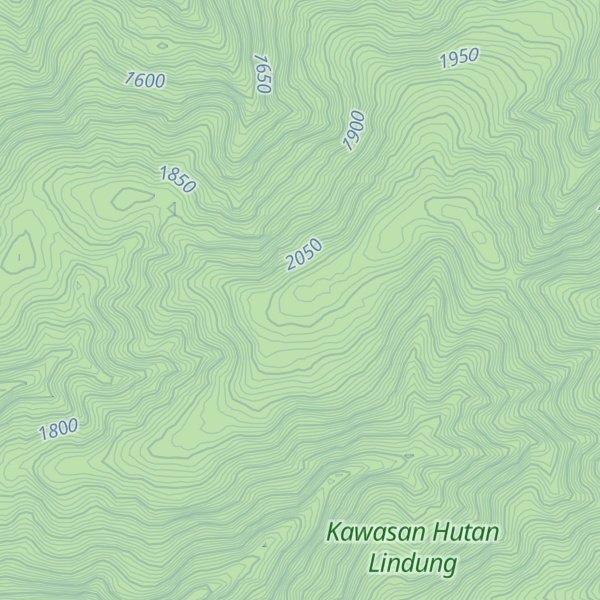 Map of Gunung Cahop