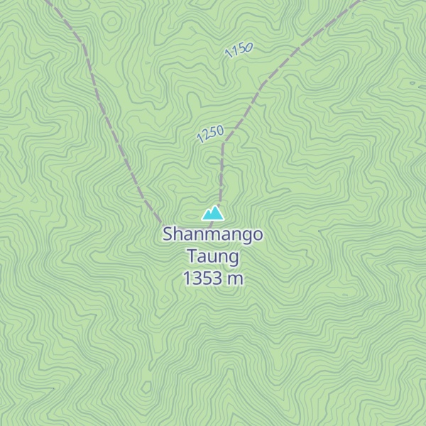 Map of Shanmango Taung