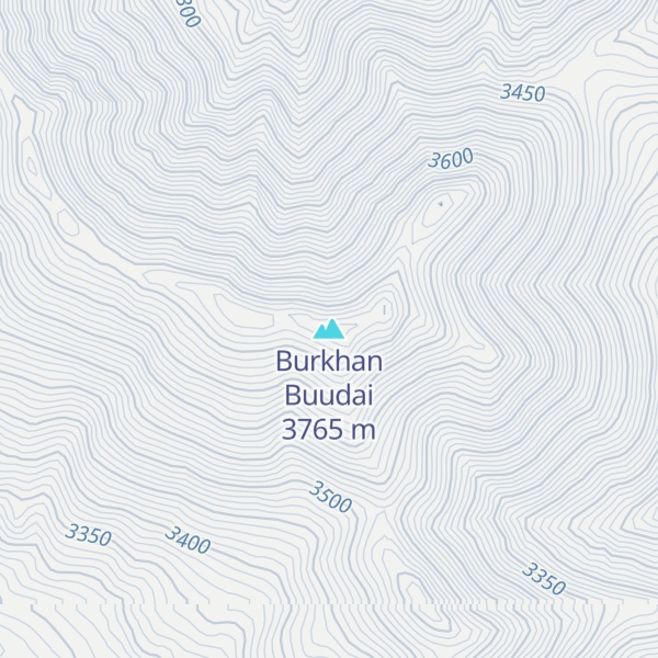 Map of Burkhan Buudai