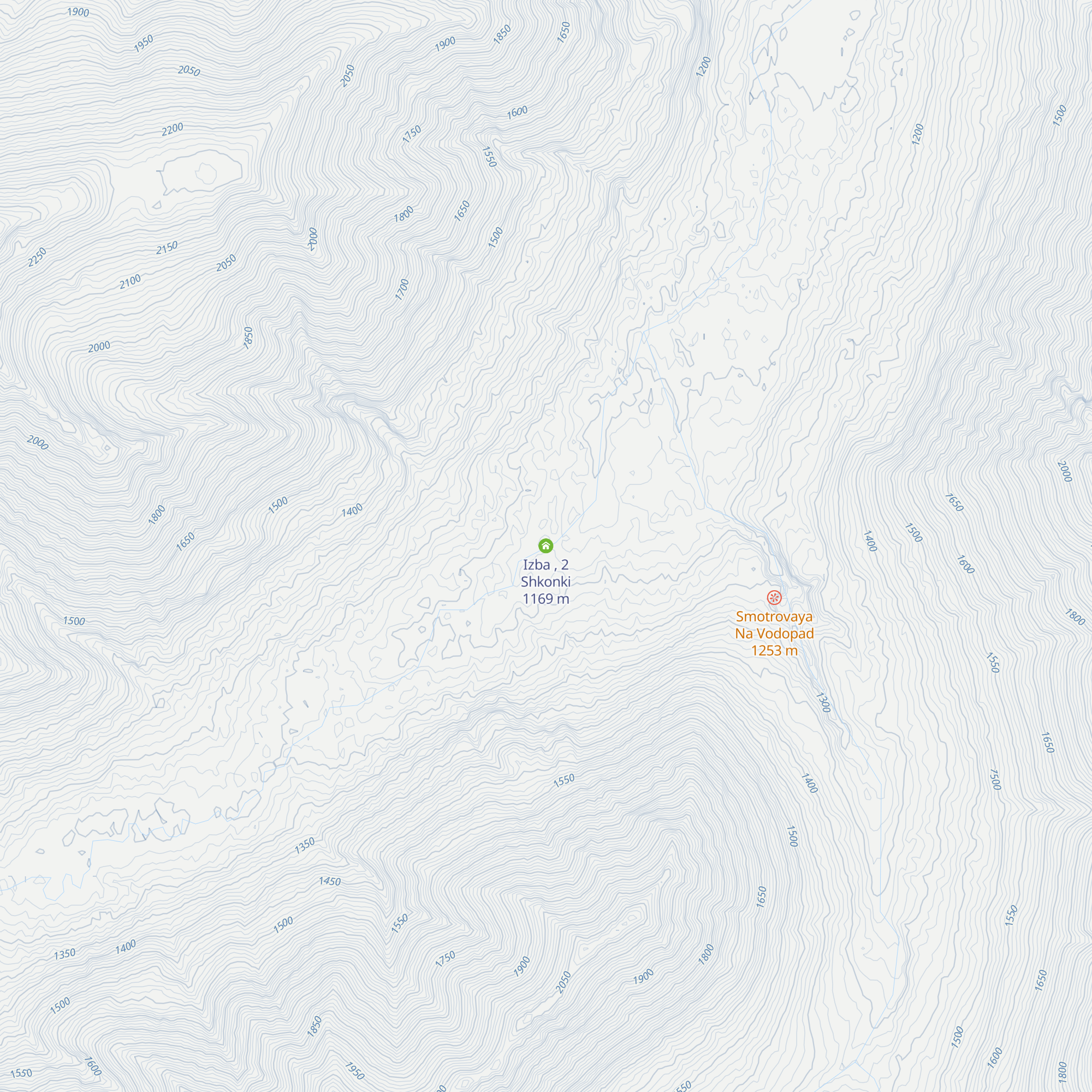 Izba , 2 Shkonki map