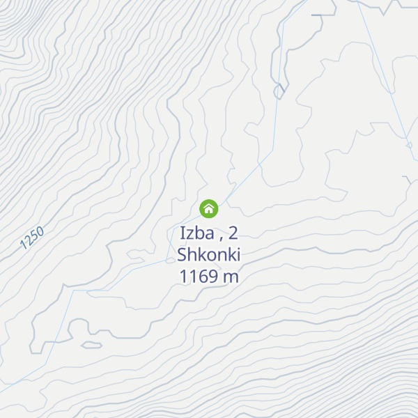 Map of Izba , 2 Shkonki