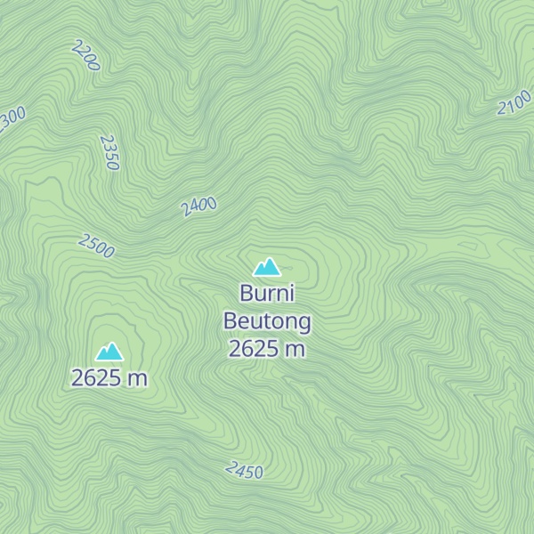 Map of Burni Beutong