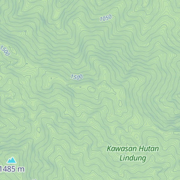 Map of Gunung Permandani
