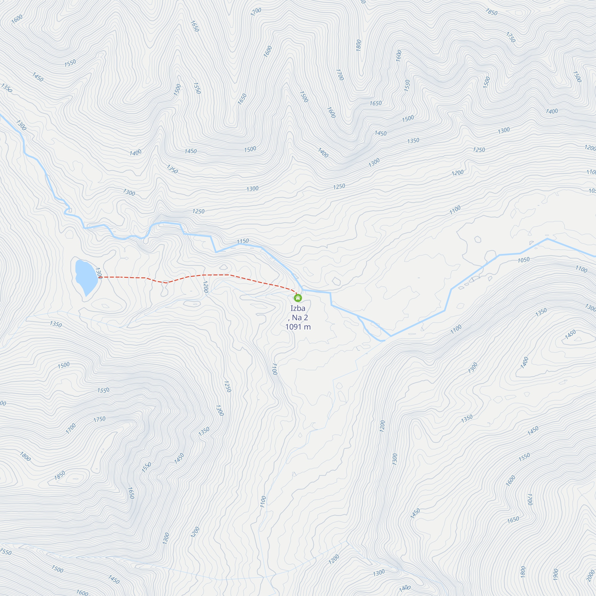 Izba , Na 2 map
