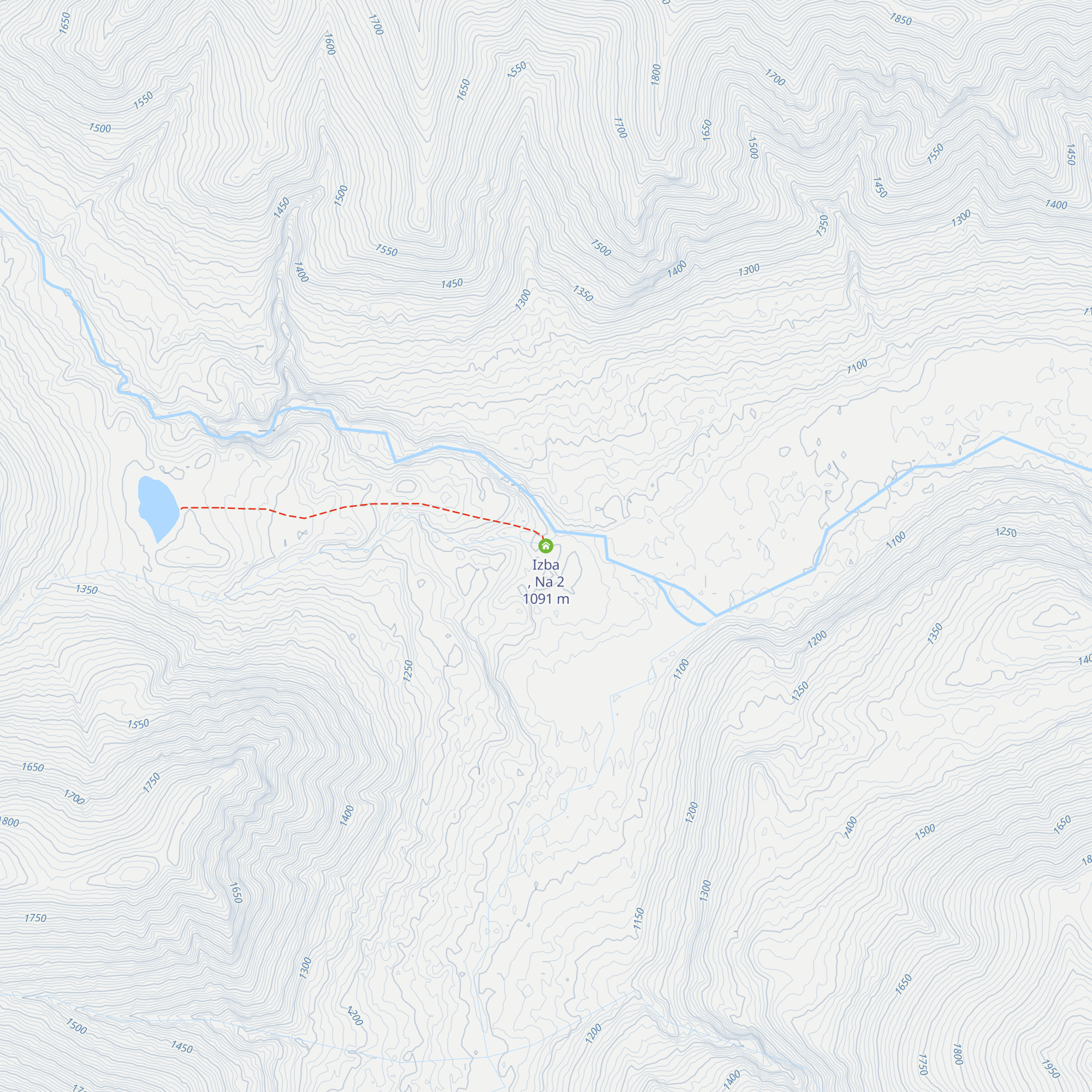 Izba , Na 2 map