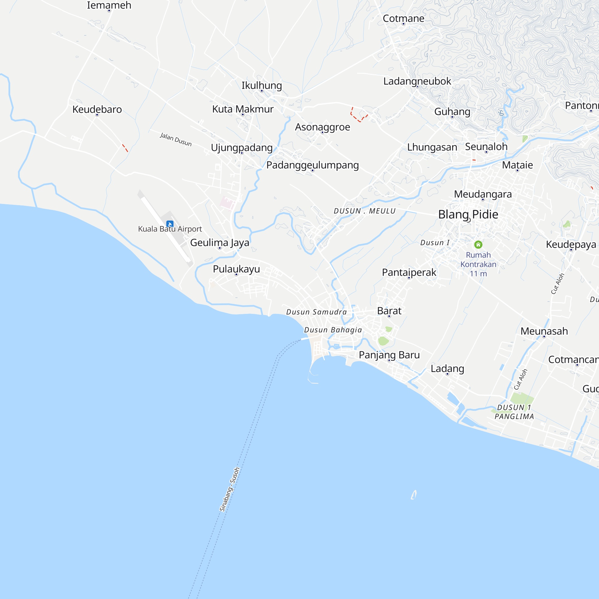 Rumah Kontrakan map