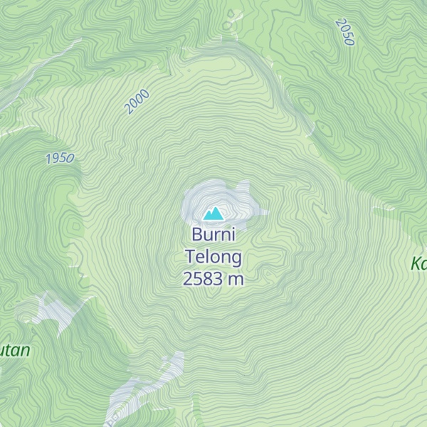 Map of Burni Telong