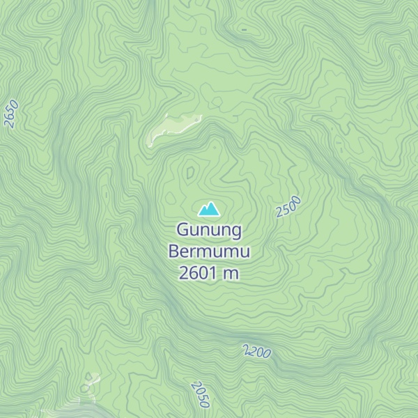 Map of Gunung Bermumu