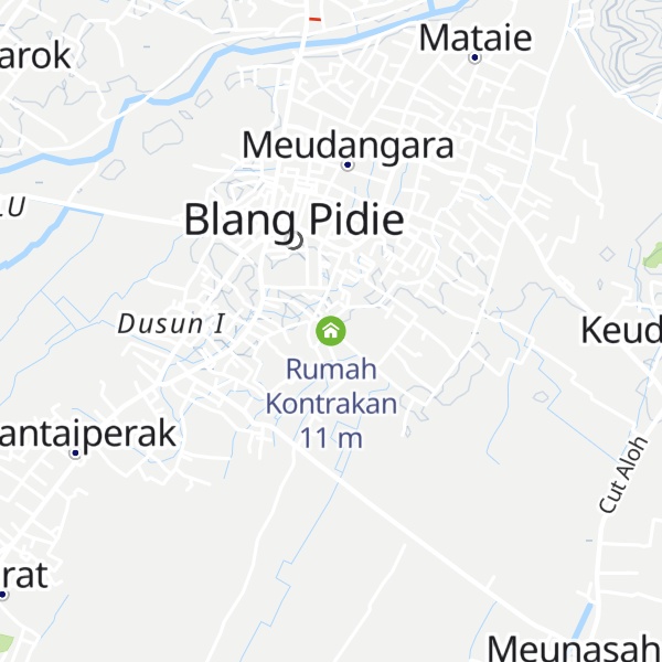 Map of Rumah Kontrakan