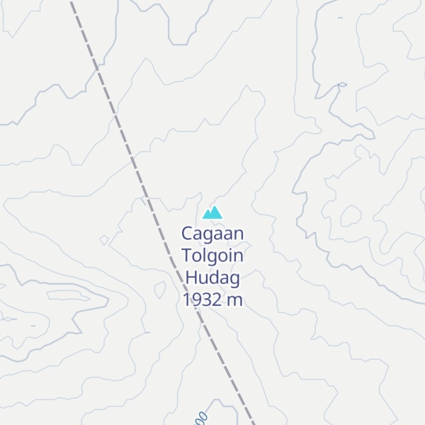 Map of Cagaan Tolgoin Hudag