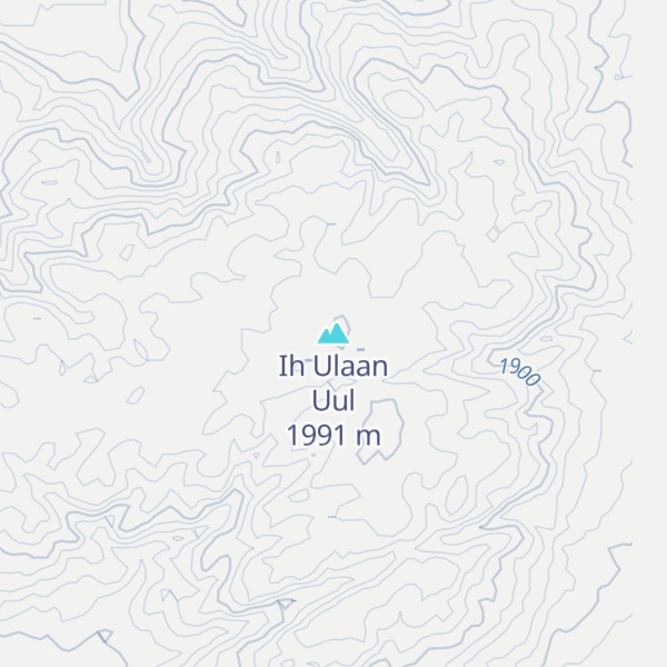 Map of Ih Ulaan Uul