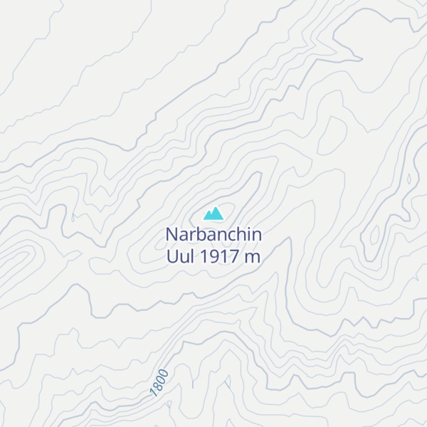 Map of Narbanchin Uul