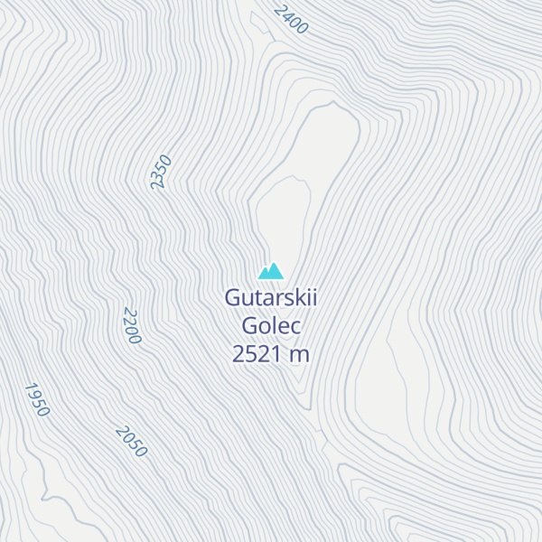 Map of Gutarskii Golec