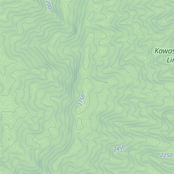 Map of Gunung Kapal