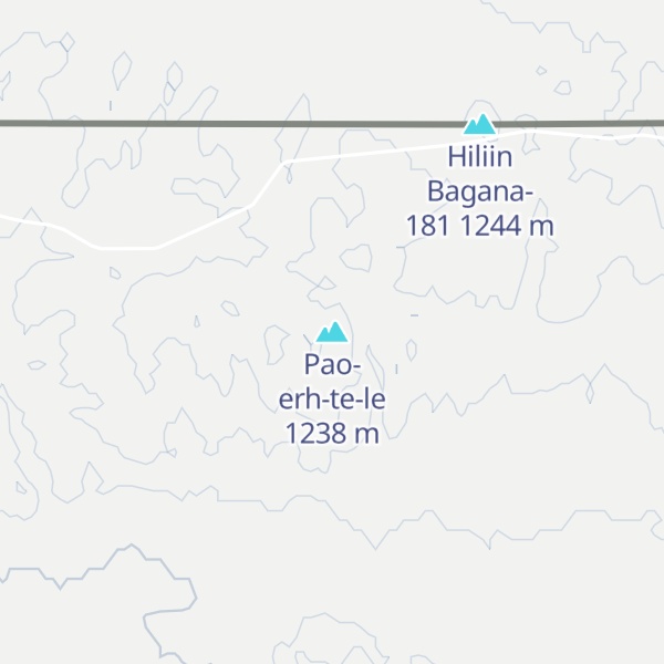 Map of Pao-erh-te-le