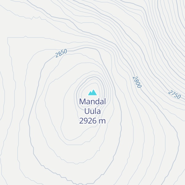 Map of Mandal Uula