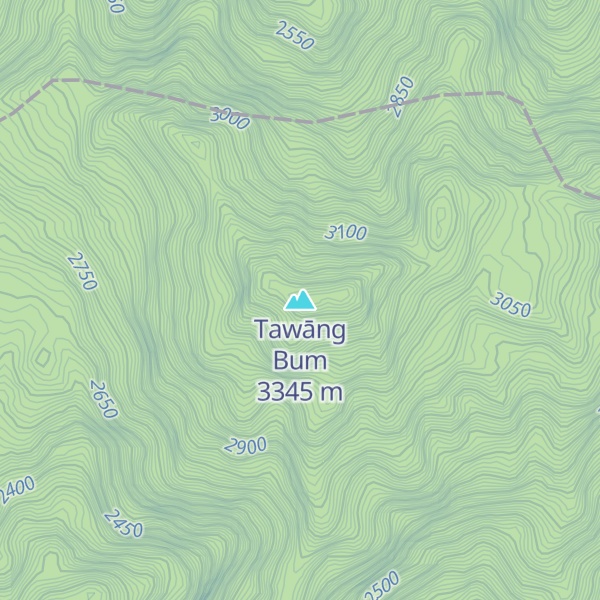 Map of Tawāng Bum