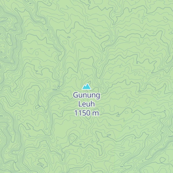 Map of Gunung Leuh