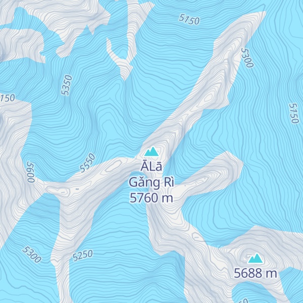 Map of ĀLā Gǎng Rì