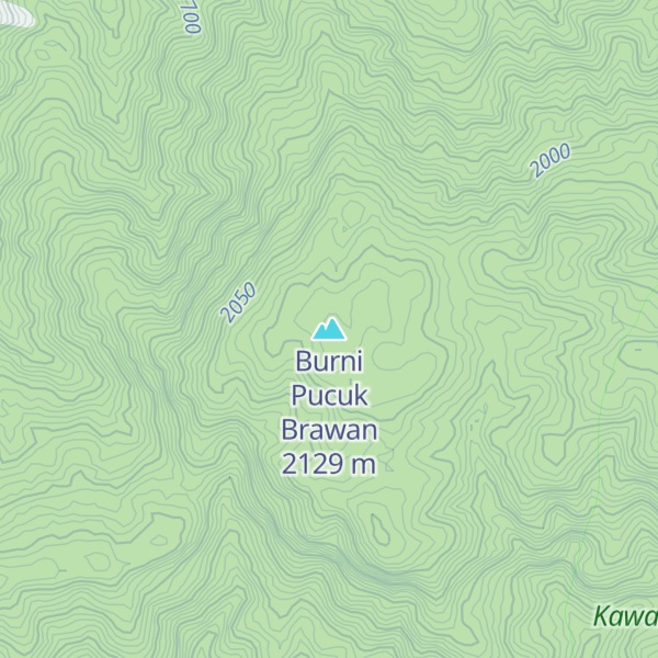 Map of Burni Pucuk Brawan