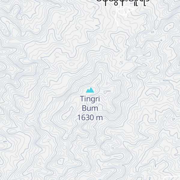 Map of Tingri Bum