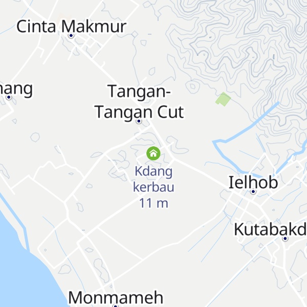 Map of Kdang kerbau