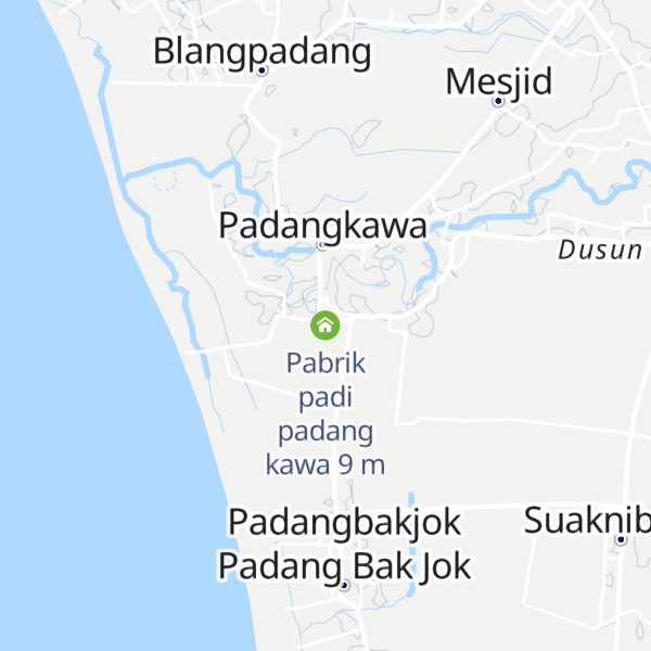Map of Pabrik padi padang kawa