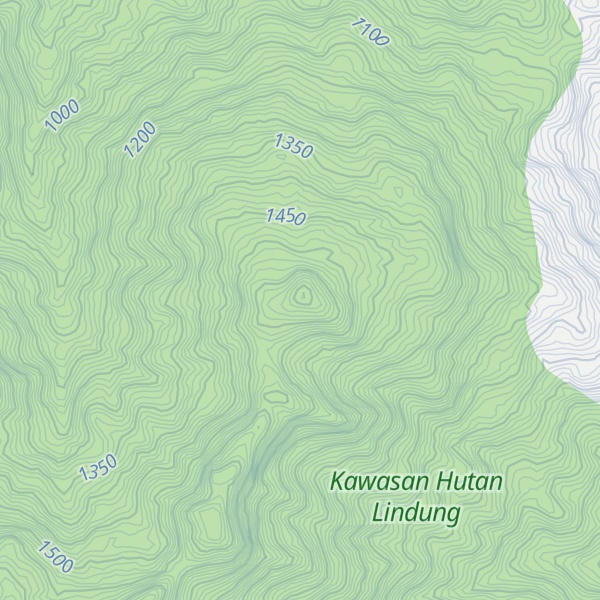 Map of Gunung Karangputih