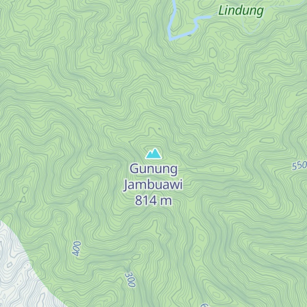 Map of Gunung Jambuawi