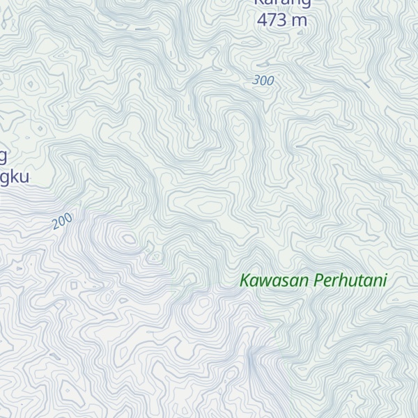 Map of Gunung Sibaka