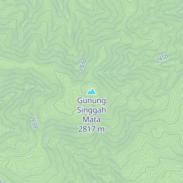 Map of Gunung Singgah Mata