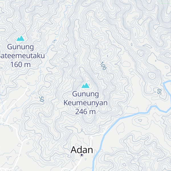 Map of Gunung Keumeunyan