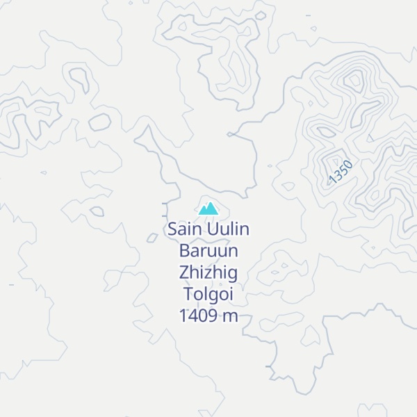Map of Sain Uulin Baruun Zhizhig Tolgoi